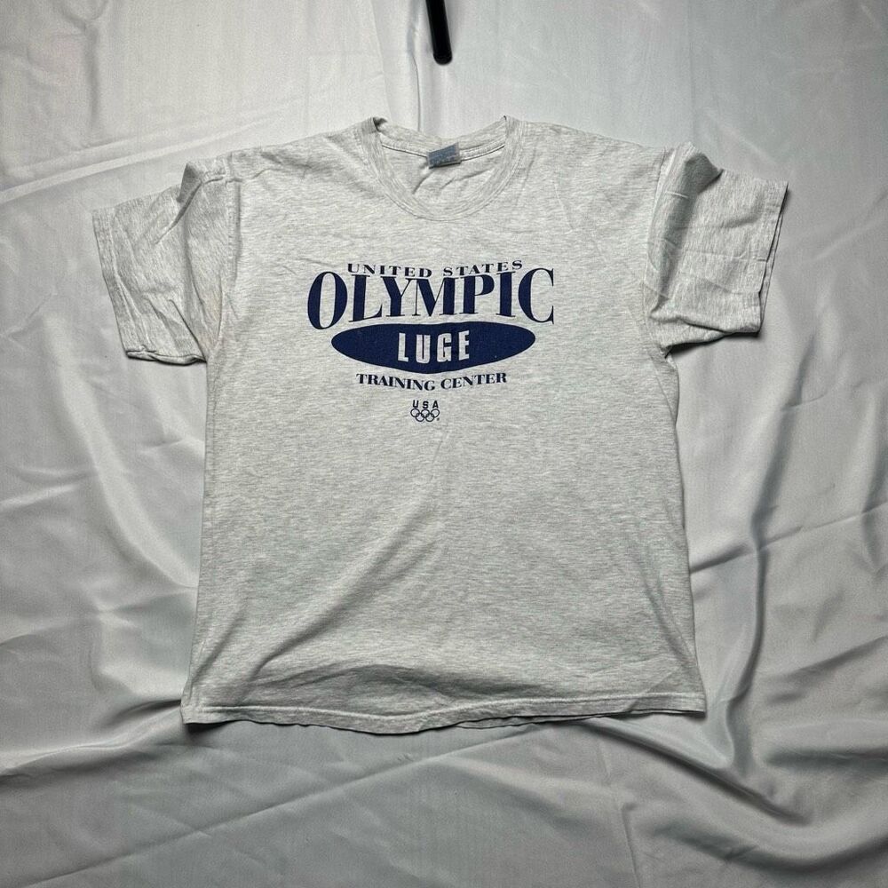 Vintage Olympic luge training center tee